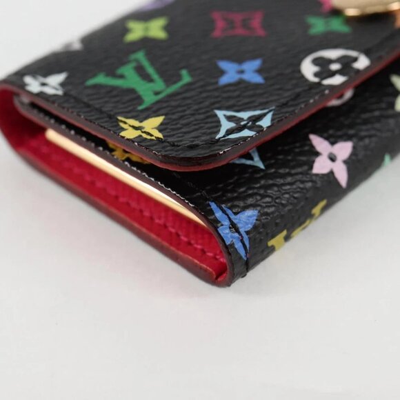 LOUIS VUITTON Multicolor Multicles 4 Key Case Black - Picture 8 of 15